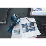 Bosch GIS 1000 C Professional Misuratore dell'umidità di temperatura, Rilevatore termico blu/Nero, Misuratore dell'umidità di temperatura, -40 - 1000 °C, 2 °C, -1 - 1%, °C, Con cavo e senza cavo