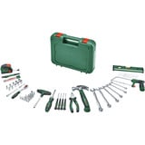 Bosch Set di utensili manuali avanzati S, 64 pezzi, Set di strumenti verde
