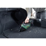 Bosch UniversalVac 18 Aspirapolvere a bastone 2 in 1 Batteria Secco Senza sacchetto Nero, Verde, Aspirapolvere portatile verde, Aspirapolvere a bastone 2 in 1, Senza sacchetto, Nero, Verde, Secco, Filtro, Tappeto, Superfici rigide