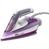 Braun TexStyle 5 SI 5037 VI Ferro a vapore Ceramica 2700 W Viola viola/Bianco, Ferro a vapore, Ceramica, 2 m, 50 g/min, Viola, 200 g/min
