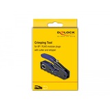 DeLOCK 90577, Pinza crimpatrice Nero/Blu