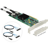 DeLOCK Scheda PCI Express x8 con 8 porte SATA e cavo di collegamento, Scheda di interfaccia 