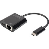 Digitus Adattatore Ethernet Gigabit USB Type-C Nero