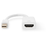 Digitus Adattatore / convertitore Mini DisplayPort a HDMI bianco