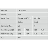 Digitus Cavo patch in fibra ottica, duplex, connettore LC > ST, monomodale OS2 giallo
