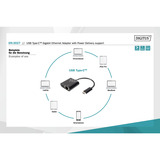 Digitus DN-3027, Adattatore Nero