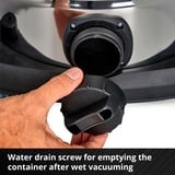 EINHELL TE-VC 36/30 Li S-Solo 30 L Aspiratore a cilindro Secco e bagnato Sacchetto per la polvere rosso/Argento, Aspiratore a cilindro, Secco e bagnato, Sacchetto per la polvere, 30 L, Filtro, 76 dB