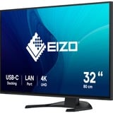 EIZO FlexScan EV3240X-BK LED display 80 cm (31.5") 3840 x 2160 Pixel 4K Ultra HD Nero, Monitor LED Nero, 80 cm (31.5"), 3840 x 2160 Pixel, 4K Ultra HD, LED, 5 ms, Nero