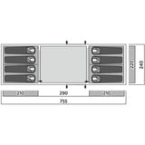 Easy Camp 120493 Leka Twin 8 verde oliva
