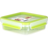 Emsa 518104 contenitore portapranzo Contenitore per il pranzo 0,85 L Polipropilene (PP), Elastomero Termoplastico (TPE) Verde, Trasparente 1 pz verde chiaro/trasparente, Contenitore per il pranzo, Adulto, Verde, Trasparente, Polipropilene (PP), Elastomero Termoplastico (TPE), Monocromatico, Quadrato