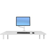 Ergotron LX Series 45-490-216 supporto da tavolo per Tv a schermo piatto 86,4 cm (34") Bianco Scrivania bianco, 11,3 kg, 86,4 cm (34"), 75 x 75 mm, 100 x 100 mm, Regolazione altezza, Bianco