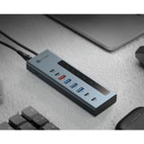 ICY BOX 61158, Hub USB antracite