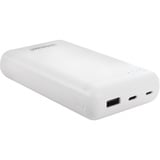 Intenso XS20000 Powerbank Zusatzakku LiPo 20000 mAh 7313552 Polimeri di litio (LiPo) Bianco bianco, 20000 mAh, Polimeri di litio (LiPo), 3,7 V, Bianco