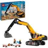 LEGO City Escavatore da cantiere giallo, Giochi di costruzione Set da costruzione, 8 anno/i, Plastica, 633 pz, 831 g