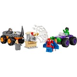 LEGO Marvel Super Heroes Resa dei conti tra Hulk e Rhino Set da costruzione, 4 anno/i, Plastica, 110 pz, 330 g