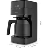 Medion MD18458, Macchina fa filtro Nero/Nero