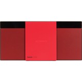 Panasonic SC-HC304 Lettore CD HiFi Rosso rosso, 2,5 kg, Rosso, Lettore CD HiFi