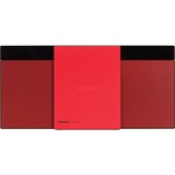 Panasonic SC-HC304 Lettore CD HiFi Rosso rosso, 2,5 kg, Rosso, Lettore CD HiFi