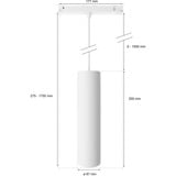 Philips Hue Philips Hue White and Color Ambiance Perifo Cilindro a Sospensione Bianco, Lampada bianco, Philips Hue White and Color ambiance Perifo Cilindro a Sospensione Bianco, Luce a sospensione intelligente, Bluetooth, Bianco, LED integrato, Metallo, Bianco