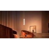Philips Hue Philips Hue White and Color Ambiance Perifo Cilindro a Sospensione Bianco, Lampada bianco, Philips Hue White and Color ambiance Perifo Cilindro a Sospensione Bianco, Luce a sospensione intelligente, Bluetooth, Bianco, LED integrato, Metallo, Bianco