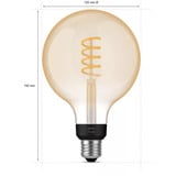 Philips Hue White Ambiance Filament lampada E27 Giant Globe 550 lm, Lampada a LED 