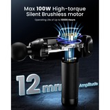 Renpho Power+ Thermacool Massage Gun, Dispositivo di massaggio Nero