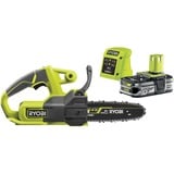 Ryobi ONE+ Motosega a batteria RY18CS20A-125, 18Volt, Sega a catena verde/Nero