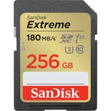 SanDisk Extreme 256 GB SDXC UHS-I Classe 10 256 GB, SDXC, Classe 10, UHS-I, 180 MB/s, 130 MB/s