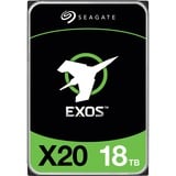 Seagate Enterprise Exos X20 disco rigido interno 18 TB 7200 Giri/min 3.5" Serial ATA III, Hard-disk 18 TB, 7200 Giri/min, 3.5", Serial ATA III