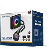 SilverStone SST-VD120-SLIM, Raffreddamento ad acqua Nero