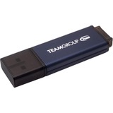 Team Group C211 unità flash USB 128 GB USB tipo A 3.2 Gen 1 (3.1 Gen 1) Blu grigio blu scuro, 128 GB, USB tipo A, 3.2 Gen 1 (3.1 Gen 1), Cuffia, 8 g, Blu