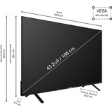 Telefunken XU43TO750S, Televisore LED Nero