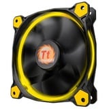 Thermaltake Riing 14 Case per computer Ventilatore 14 cm Nero, Giallo Nero/Giallo, Ventilatore, 14 cm, 1400 Giri/min, 28,1 dB, 51,15 pdc/min, Nero, Giallo