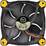 Thermaltake Riing 14 Case per computer Ventilatore 14 cm Nero, Giallo Nero/Giallo, Ventilatore, 14 cm, 1400 Giri/min, 28,1 dB, 51,15 pdc/min, Nero, Giallo