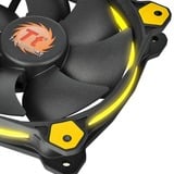 Thermaltake Riing 14 Case per computer Ventilatore 14 cm Nero, Giallo Nero/Giallo, Ventilatore, 14 cm, 1400 Giri/min, 28,1 dB, 51,15 pdc/min, Nero, Giallo