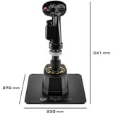 Thrustmaster AVA F/A-18 Super Hornet Nero USB Flightstick Analogico/Digitale PC, Joystick Nero, Flightstick, PC, Analogico/Digitale, Cablato, USB, USB tipo-C