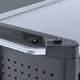 Wera Tool Rebel carrello da officina Stainless XXL 1, con equipaggiamento, Carrelli per attrezzi Nero