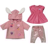 ZAPF Creation BABY born Coat Set with Dress 43cm, Accessori della bambola BABY born Coat Set with Dress 43cm, Set di vestiti per bambola, 3 anno/i