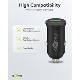 goobay Caricatore rapido da auto Dual USB 45 Watt, PD, Caricabatterie Nero