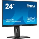 iiyama ProLite XUB2497HSN-B2 Monitor PC 60,5 cm (23.8") 1920 x 1080 Pixel Full HD LED Nero, Monitor LED Nero (opaco), 60,5 cm (23.8"), 1920 x 1080 Pixel, Full HD, LED, 1 ms, Nero