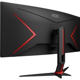 AOC CU34G2XP/BK Nero/Rosso