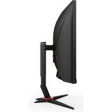 AOC CU34G2XP/BK, Monitor di gioco Nero/Rosso