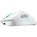 ASUS ROG Keris II Origin WHT mouse Gaming Mano destra RF Wireless + Bluetooth + USB Type-A Ottico 42000 DPI, Mouse da gioco bianco, Mano destra, Ottico, RF Wireless + Bluetooth + USB Type-A, 42000 DPI, Bianco