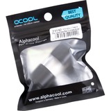 Alphacool 29142 parte e accessorio del sistema di raffreddamento del computer Nero/trasparente, Acetale, Acrilico, Nero, Trasparente, 1/4", Femmina, Femmina, 48 mm