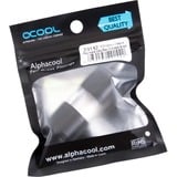 Alphacool 29142 parte e accessorio del sistema di raffreddamento del computer, Filtro Nero/trasparente, Acetale, Acrilico, Nero, Trasparente, 1/4", Femmina, Femmina, 48 mm