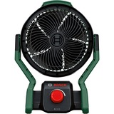 Bosch 0 603 9E1 000 Nero, Verde, Rosso, Ventilatore verde/Nero, Ventilatore domestico con pale, Nero, Verde, Rosso, Soffitto, Pavimento, Parete, Plastica, 1500 Giri/min, 22,5 cm
