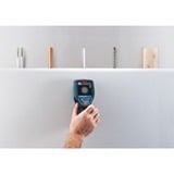 Bosch D-tect 120 multirilevtore digitale, Dispositivo di tracciamento blu/Nero, Live cable detector, Metal detector, Cercafili
