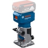 Bosch Fresatrice per bordi / tagliapiani a batteria GLF 18V-8 Professional solo, 18 Volt, Router blu/Nero