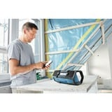 Bosch GPB 18V-2 SC Professional Cantiere Nero, Blu turchese/Nero, Cantiere, DAB+, FM, 87,5 - 108 MHz, 174.928 - 239.2 MHz, 15 W, Nero, Blu