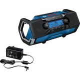 Bosch GPB 18V-2 SC Professional Cantiere Nero, Blu, Radio sito lavoro turchese/Nero, Cantiere, DAB+, FM, 87,5 - 108 MHz, 174.928 - 239.2 MHz, 15 W, Nero, Blu